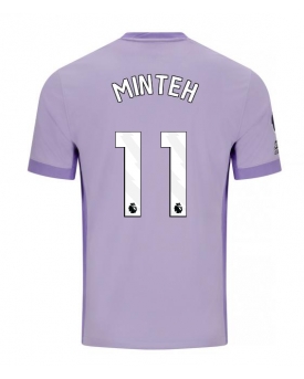 Billige Fotballdrakt Brighton Yankuba Minteh #11 Replika Bortedrakt 2025-26 Kortermet Billige Fotballdrakt Brighton Yankuba Minteh #11 Replika Bortedrakt 2025-26 Kortermet
